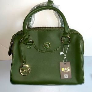 Green handbag
